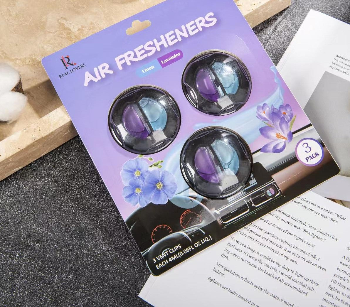 Car Air Refreshners Lavender / Linen