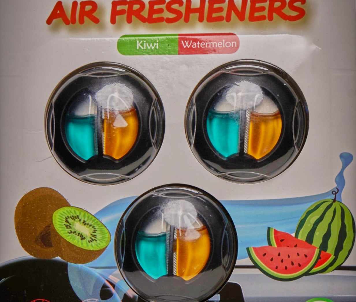 Car Air Refreshners Kiwi / Watermelon